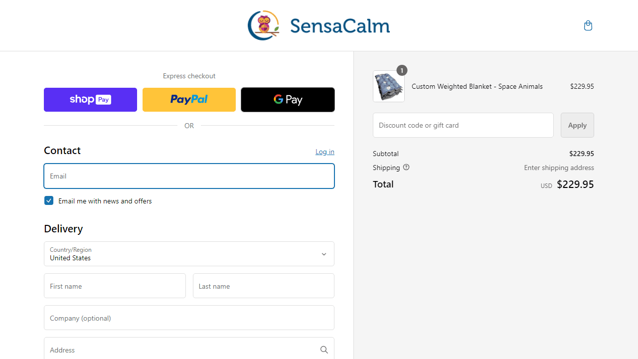How to apply SensaCalm coupon code